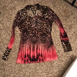 Venus long sleeve Leopard print